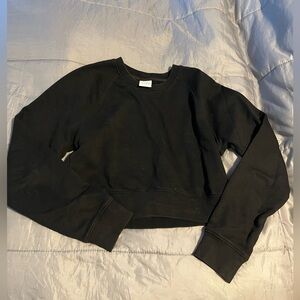 Medium black tna cropped crewneck